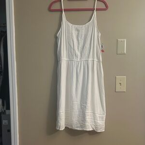 Old Navy White Sleeveless Dress